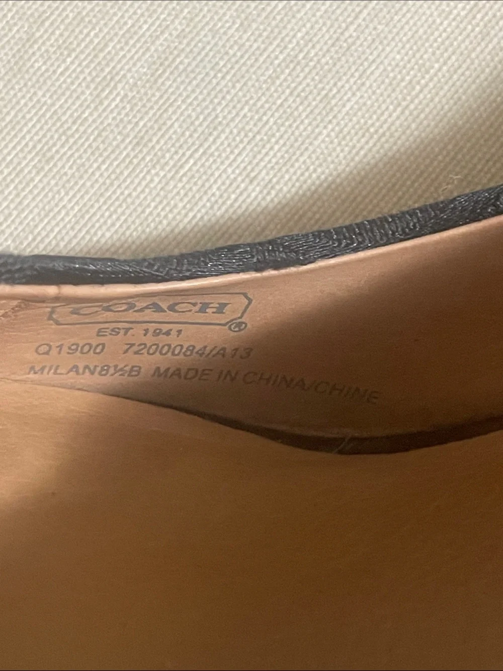 Coach jacquard signature